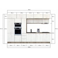 Bucatarie ZONE 360 FRONT PAL K002 / decor  8508